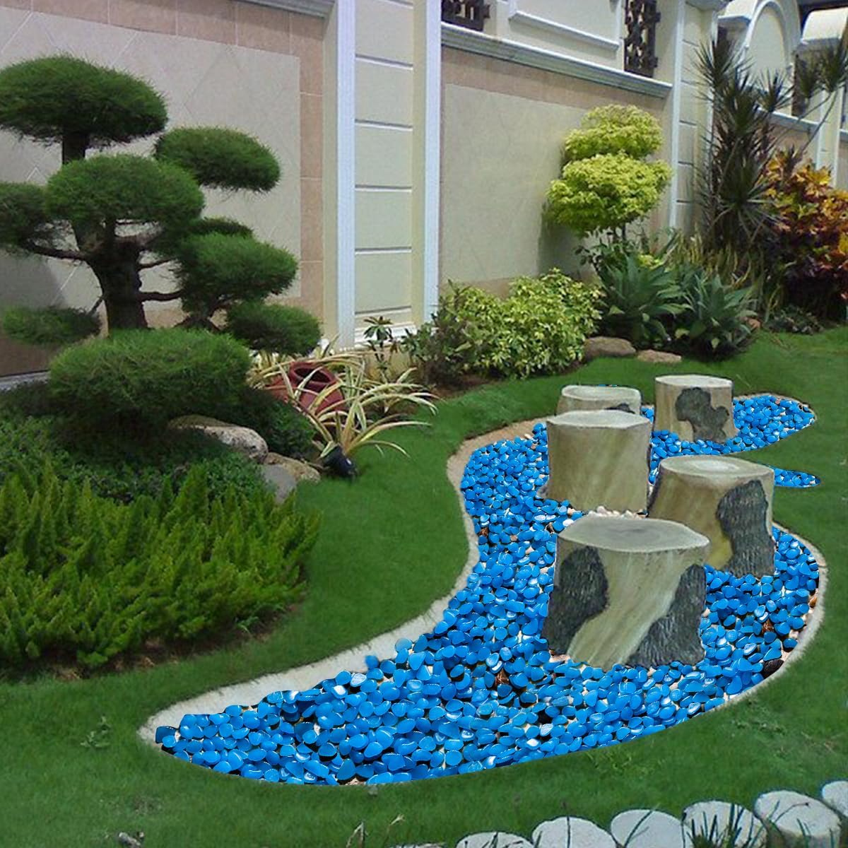 Outdoor Decor Glow in The Dark Stones