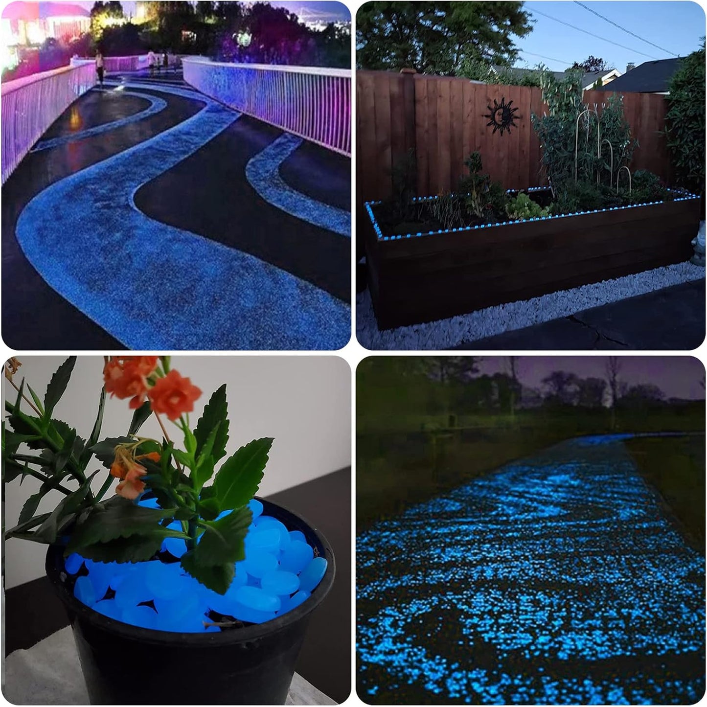 Outdoor Decor Glow in The Dark Stones